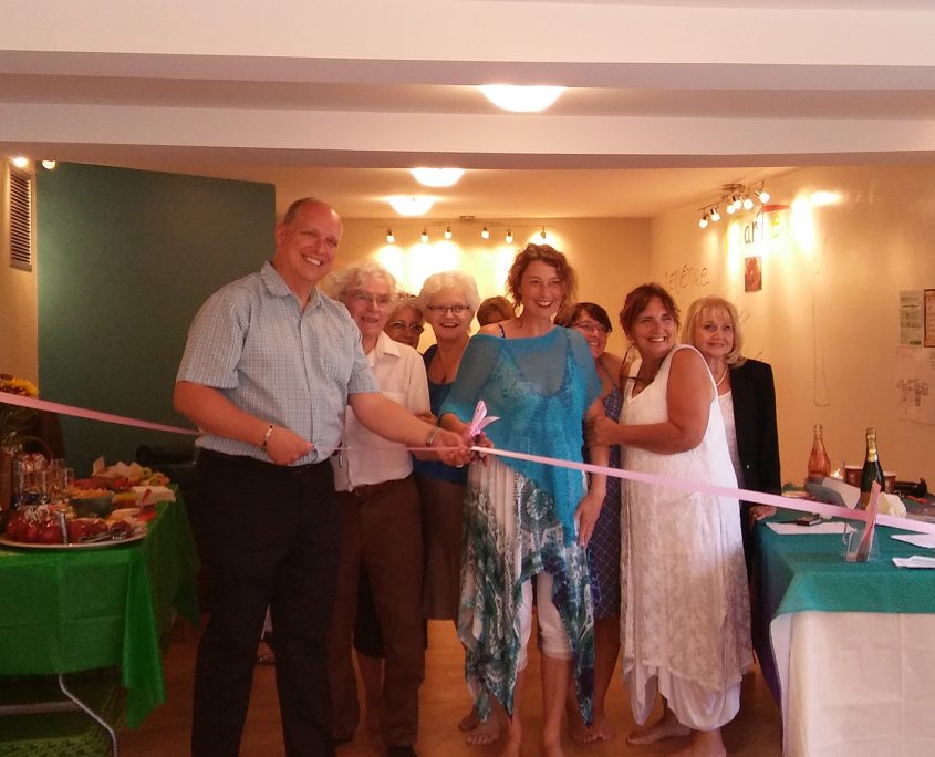 Inauguration officielle de la Salle Vivarté Mieux-être...en présence de M Stéphane Bergeron, député de Verchères à l'Assemblée nationale.en présence des membres du conseil d'administration de Vivarté Mieux-être.